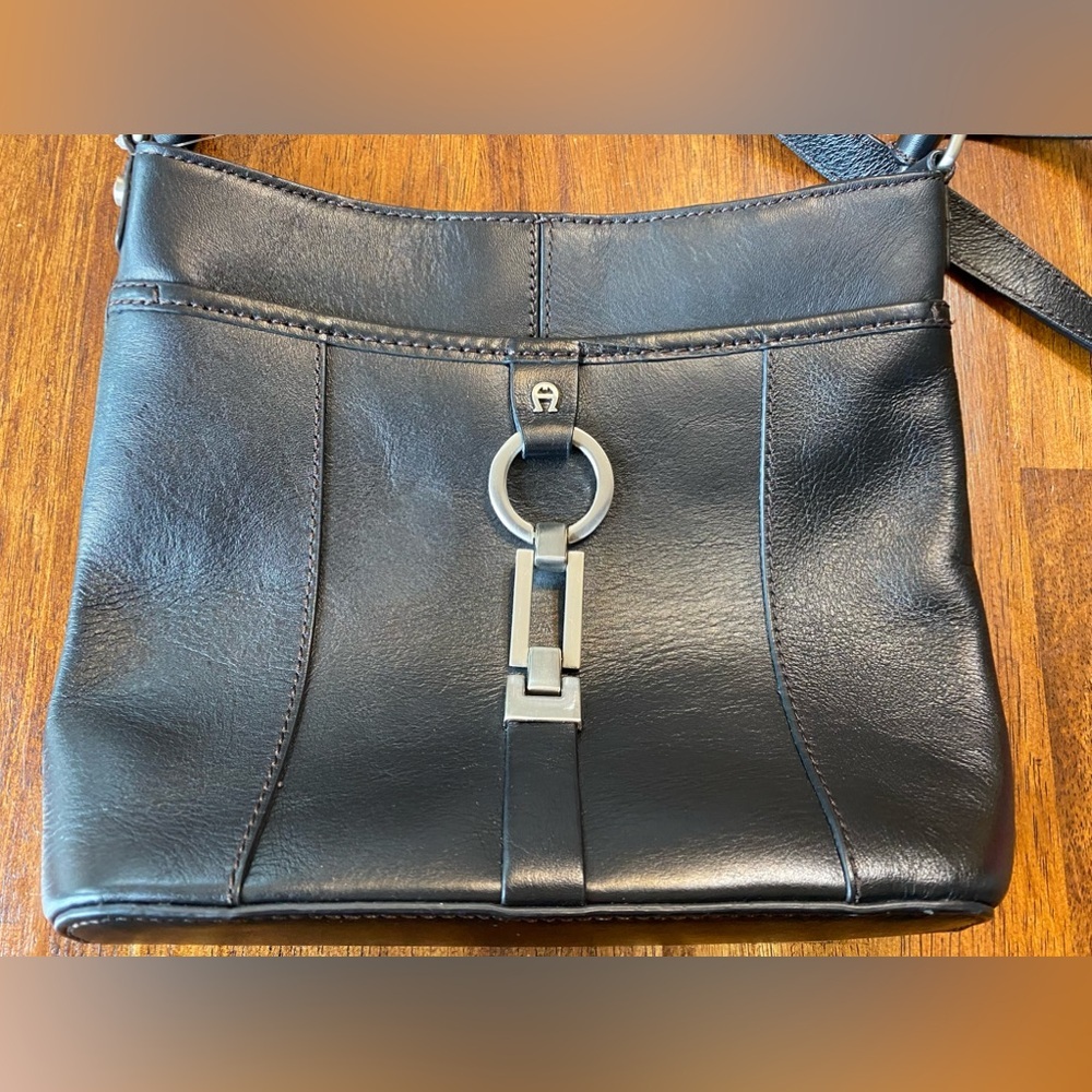 Etienne Aigner Black Leather bag NWOT